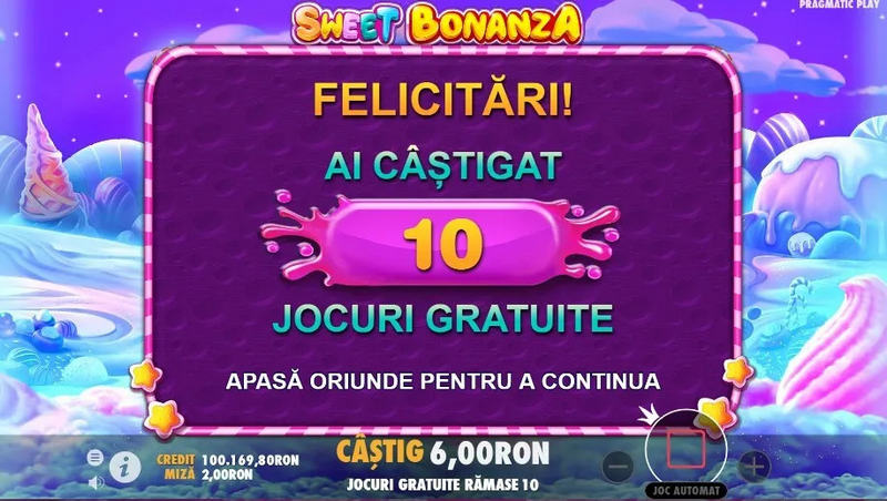 Sweet Bonanza bonus